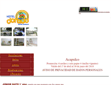 Tablet Screenshot of hoteldorado.com.mx